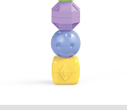 لعبة فرز الأشكال الحسية 7 في 1 للرضع والأطفال | ألعاب مونتيسوري تعليمية +6-12 شهراً