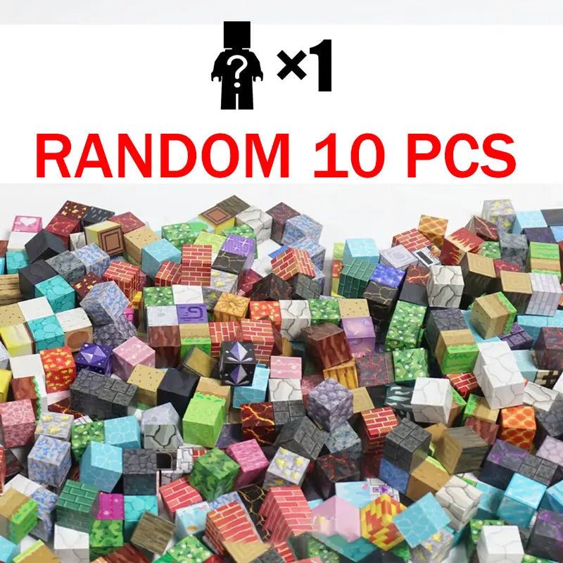 مكعبات بناء مغناطيسية عالم المناجم 500 قطعة | ألعاب STEM +6 سنوات | نُمو