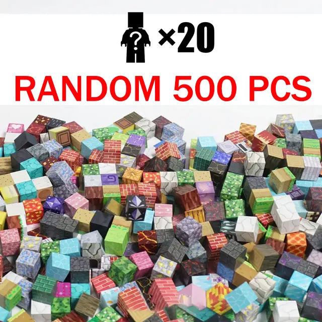 مكعبات بناء مغناطيسية عالم المناجم 500 قطعة | ألعاب STEM +6 سنوات | نُمو