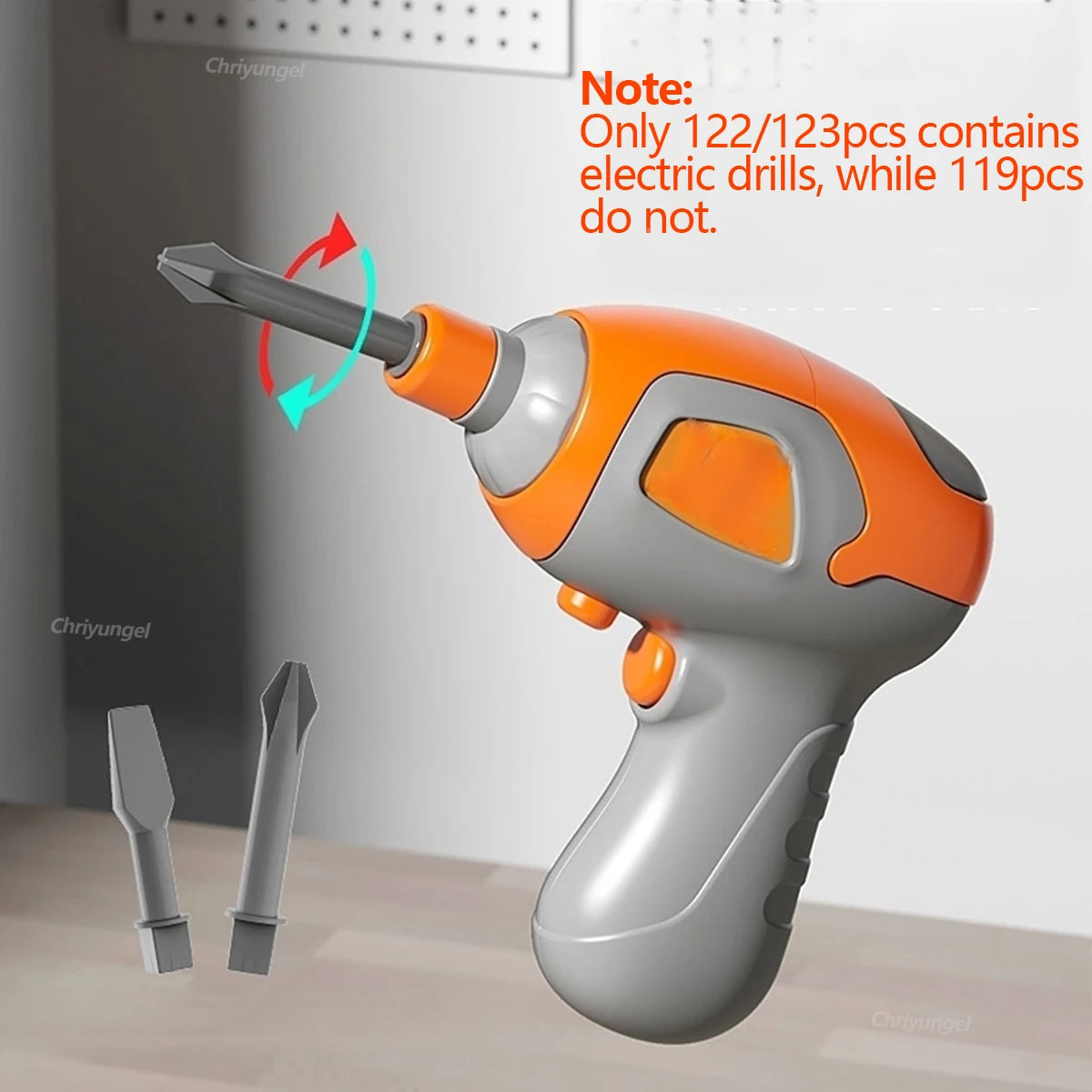 مجموعة أدوات المهندس الصغير DIY مع حفار كهربائي | ألعاب STEM ومونتيسوري +3 سنوات | نُمو